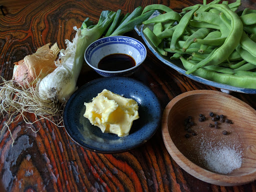 Lyon-style green beans