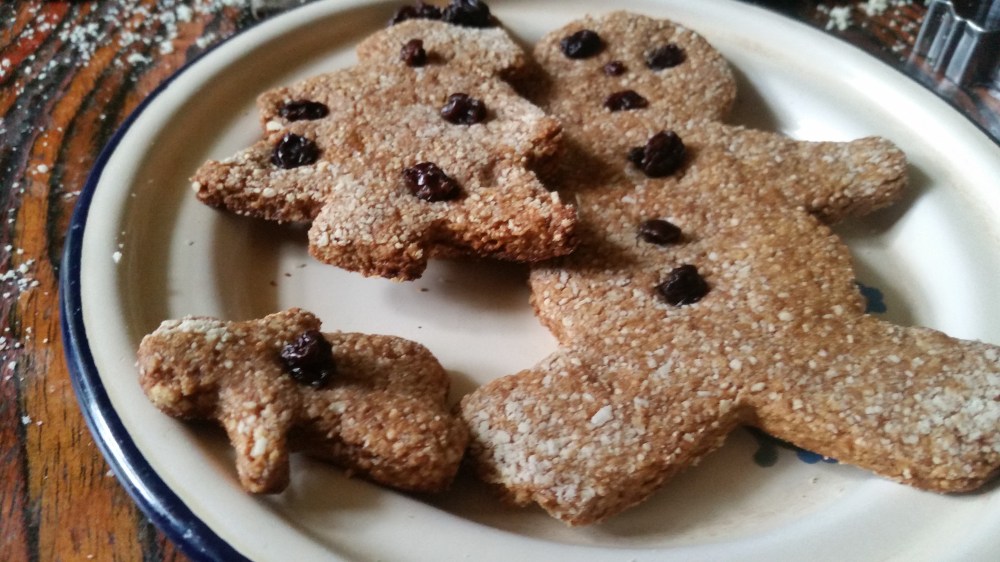 grain-free Christmas gingerbread cookies