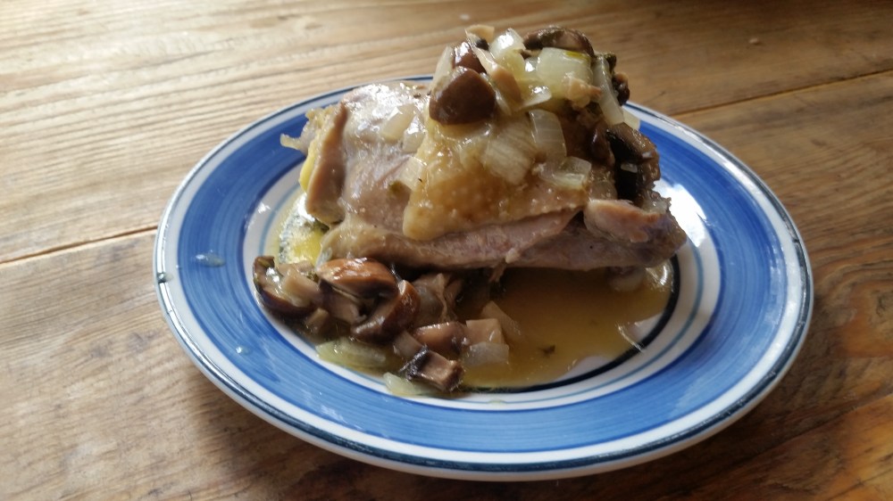 Chicken Fricassee: Fricassee de poulet