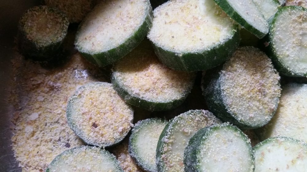 Southern Fried Okra and Luffa Gourd